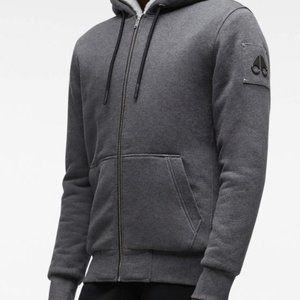 Moose Knuckles Classic Bunny Men's Sweatshirt XL in Grey/Charcoal